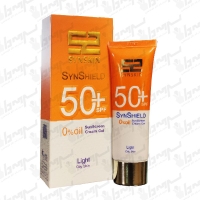 ژل-کرم ضد آفتاب رنگی SPF 50 فاقد چربی پوست چرب ساین شیلد ساین اسکین 50 میل
